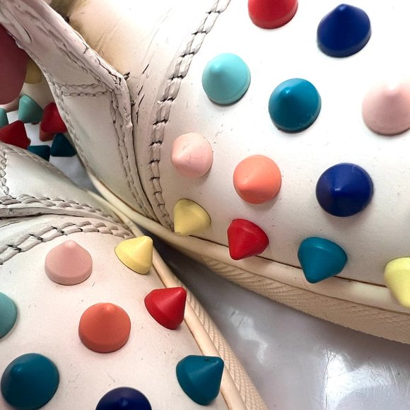 🌷❤️‍🔥FINAL SALE 🔥 NO OFFERS🌷💥Christian Louboutin Lou Spike Sneakers 38.5 - Picture 6 of 10